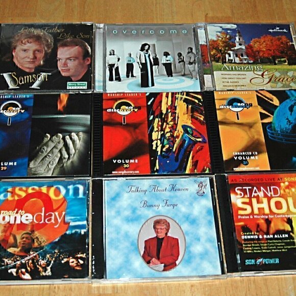 Gospel Soul Music Lot 9 Spiritual Devotional CD's - Picture 1 of 2